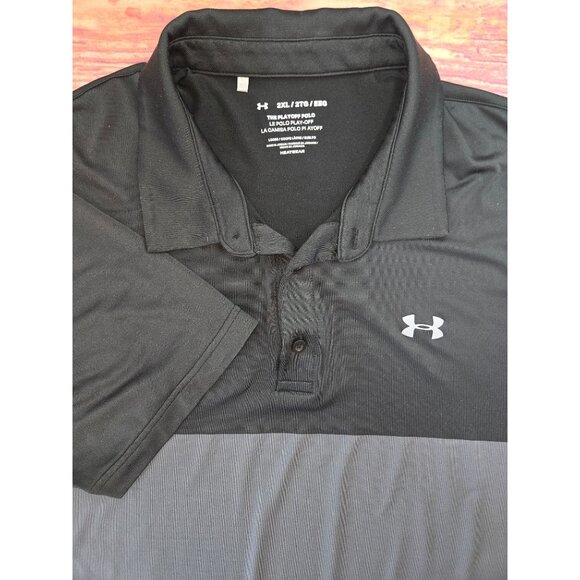 Under Armour Mens Playoff Polo Shirt 2XL Heatgear - Picture 4 of 8